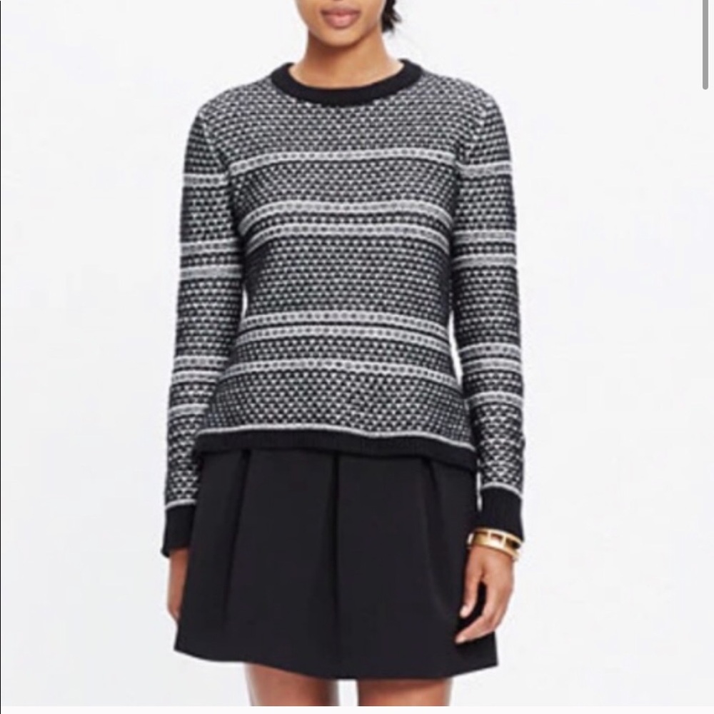 🌵Madewell Black & White Sweater